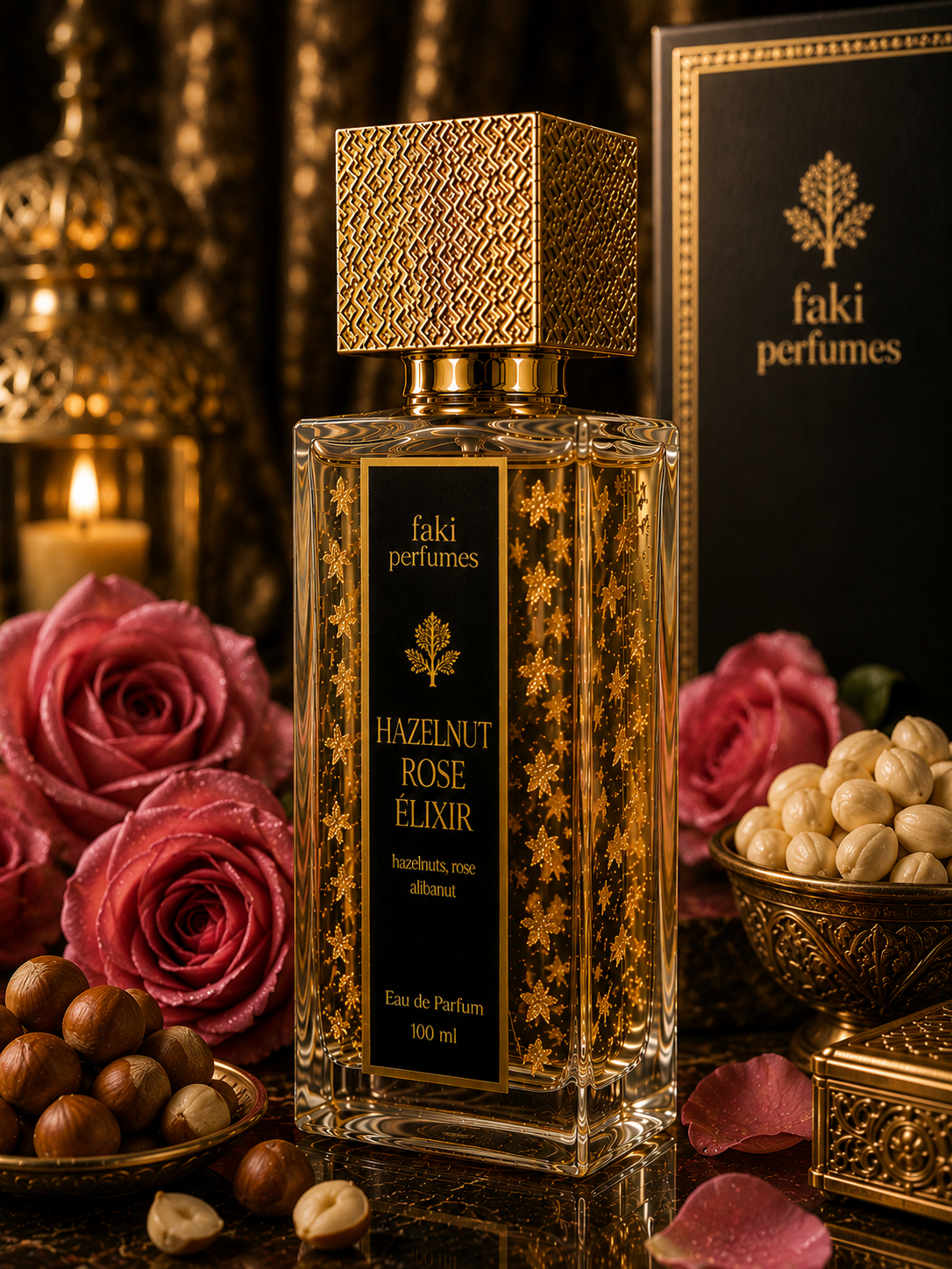 Hazelnut rose elixir