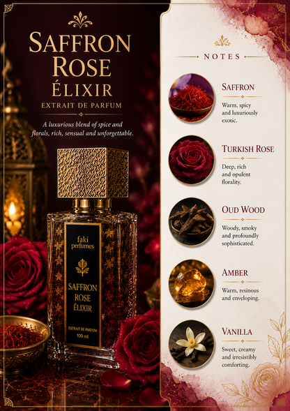 Saffron rose elixir