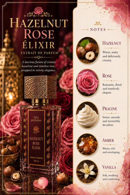 Hazelnut rose elixir