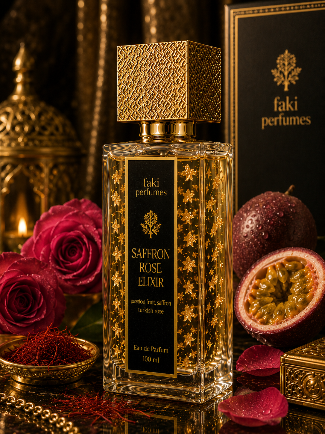 Saffron rose elixir